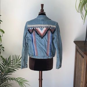 Unique denim jacket